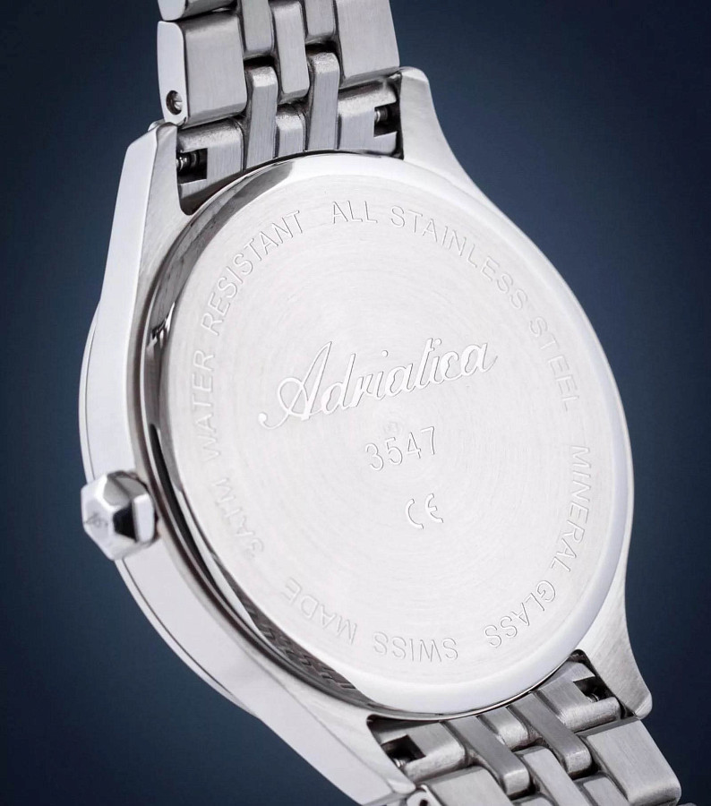 Часы Adriatica A3547.5187Q — женские, нержавеющая сталь