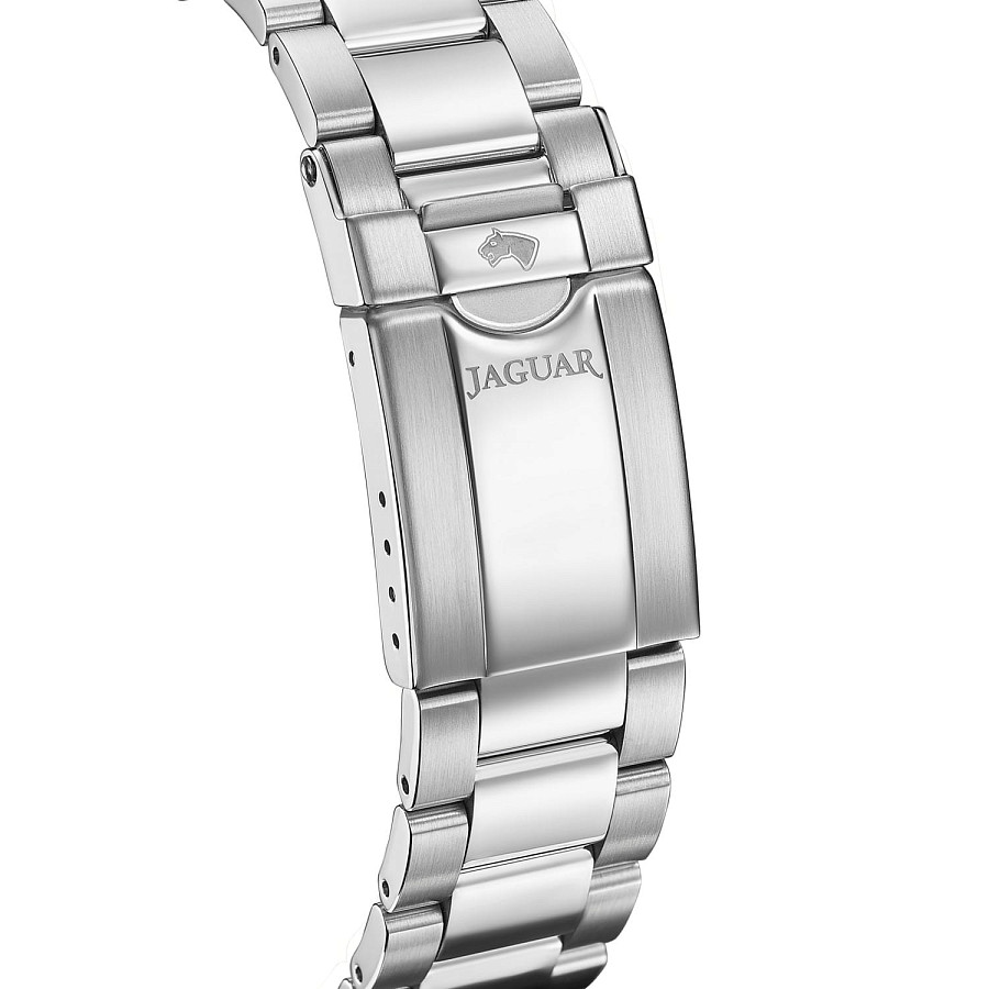 Часы Jaguar Ceramic GMT J1011/4 — кварцевые, металл сталь