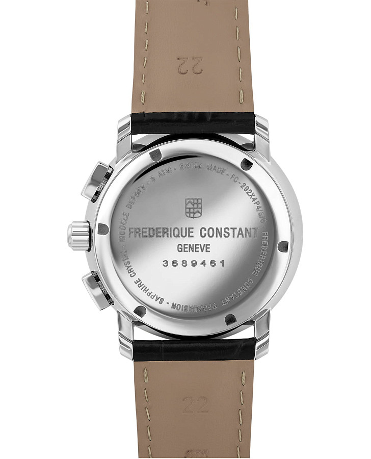 Часы Frederique Constant Classics Quartz Chronograph FC-292MC4P6 — сталь металл, Швейцария