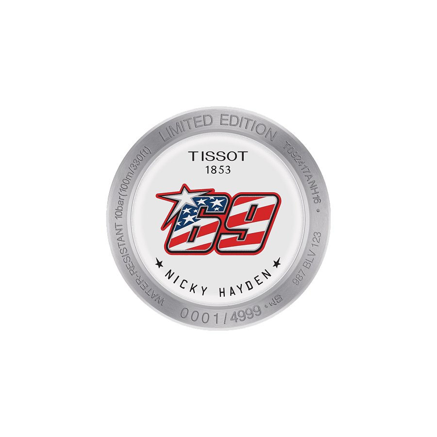 Часы Tissot T-Race Quartz Chronograph Nicky Hayden 2016 T092.417.27.057.03 — кварцевые, металл сталь