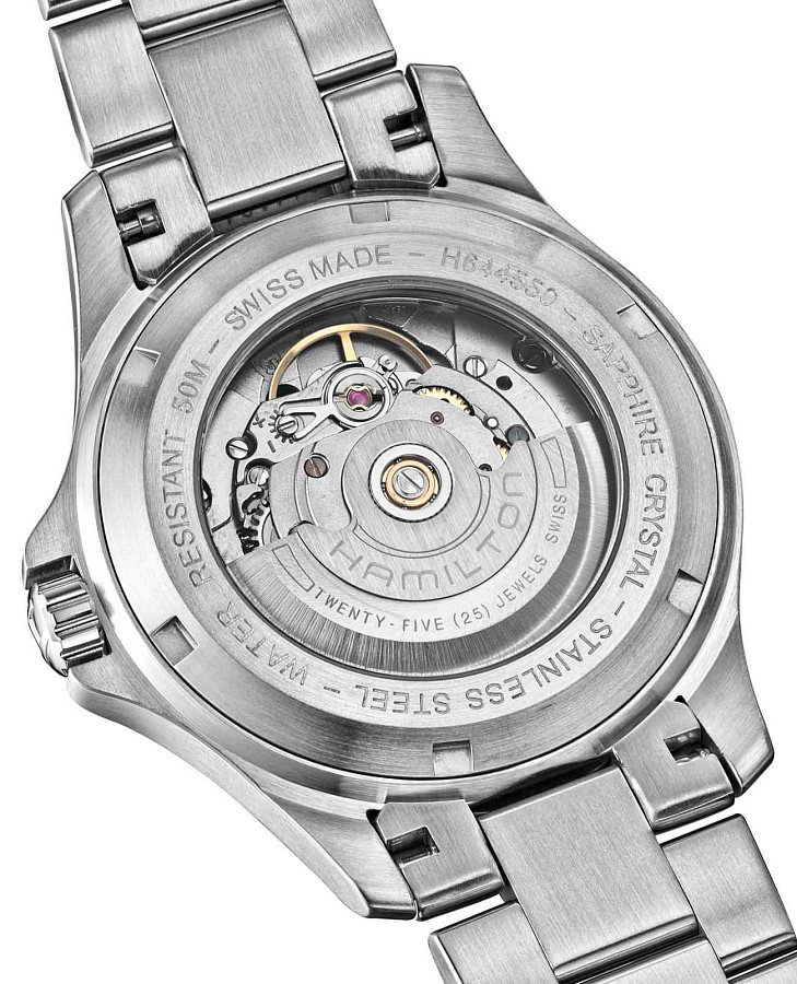 Часы Hamilton Khaki Field King Auto H64455133 — черный, механические
