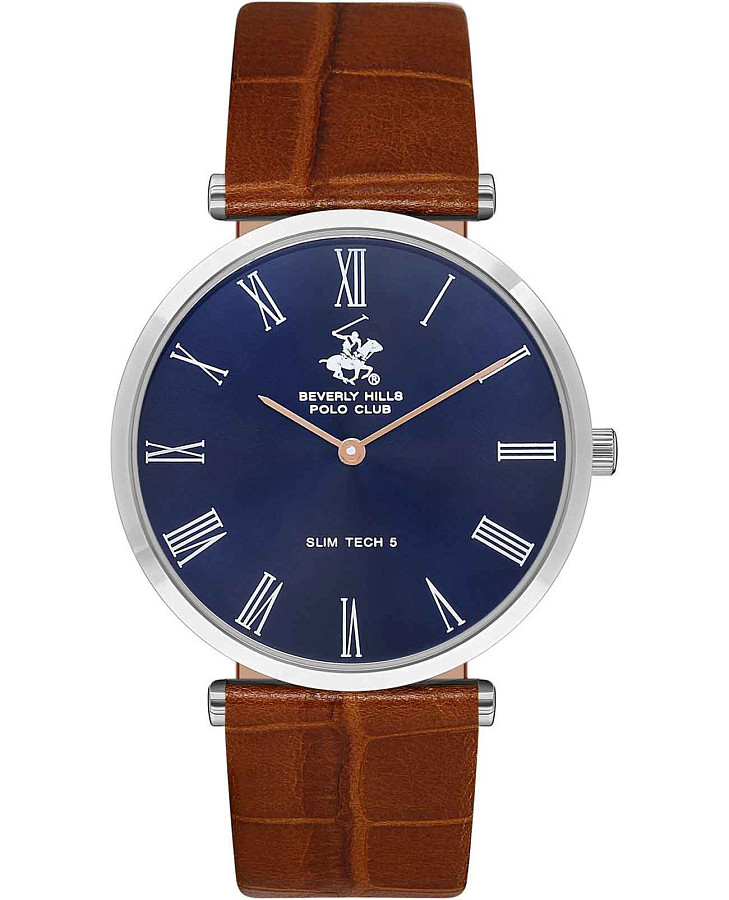 Часы Beverly Hills Polo Club Quartz BP3615X.394 — мужские, синий