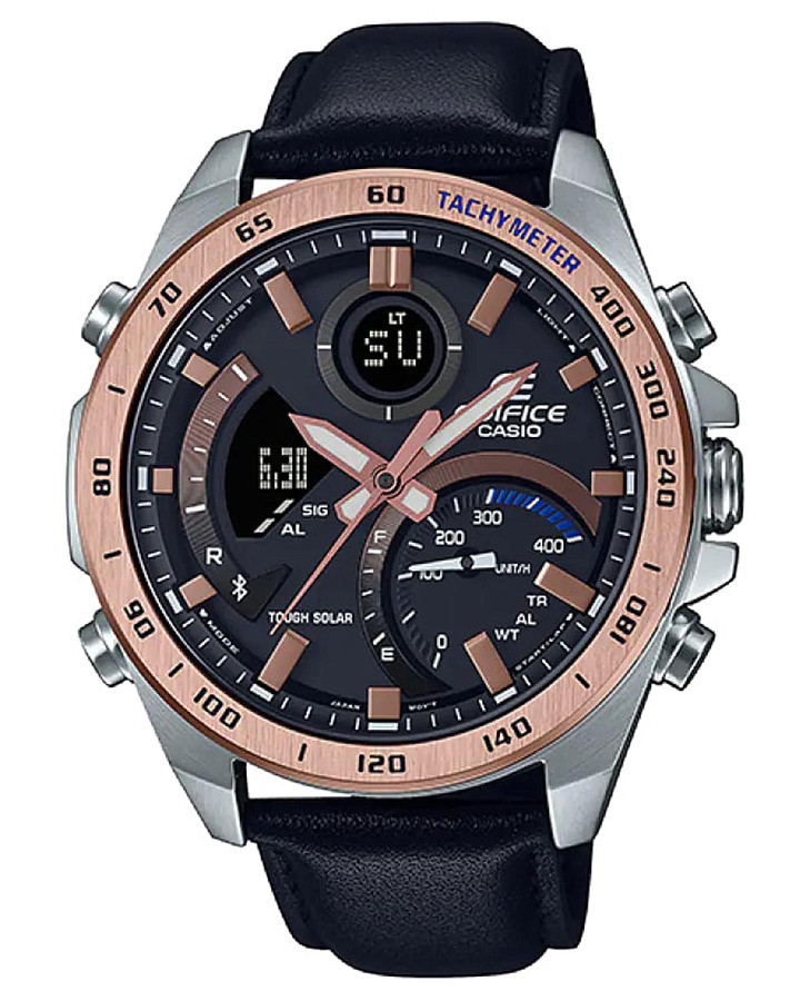 Часы Casio Edifice ECB-900GL-1BDR (ECB-900GL-1B) — мужские, черный