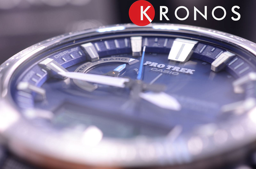 Часы Casio Pro Trek PRW-60-2A — кварцевые, сталь металл
