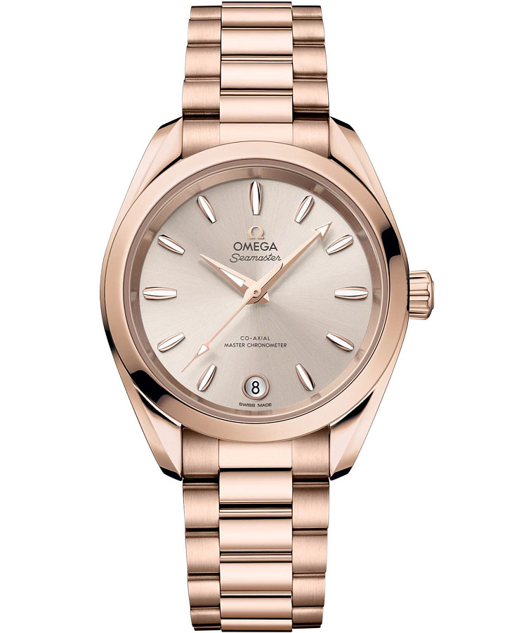Часы Omega Seamaster Aqua Terra 220.50.34.20.09.001 — женские, бежевый
