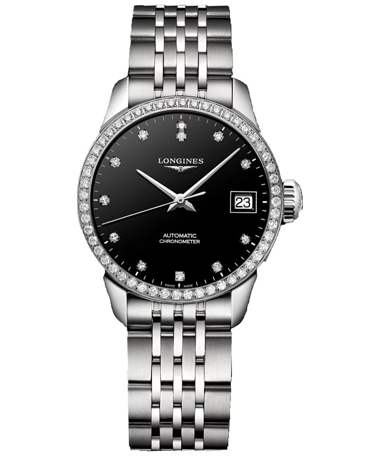Часы Longines Record Collection L2.320.0.57.6 — женские, черный