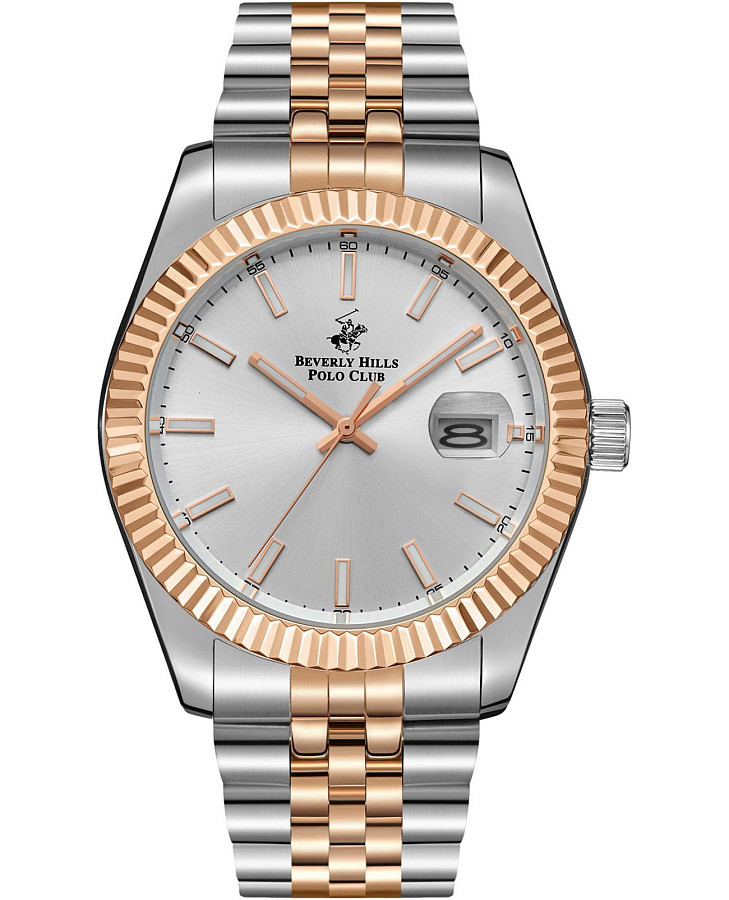 Часы Beverly Hills Polo Club BP3018X.530 — мужские, серебристый