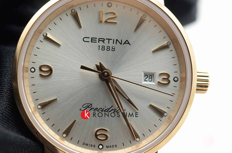 Часы Certina DS Caimano Lady C035.210.22.037.01 — женские, сталь c pvd покрытием