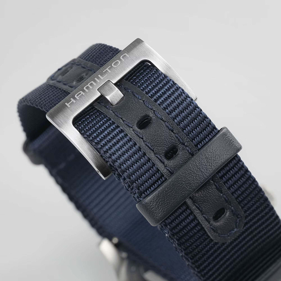 Часы Hamilton Khaki Field Mechanical H69439940 — тканевый, мужские