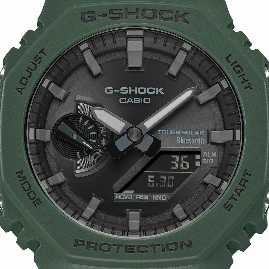 Часы Casio G-Shock GA-B2100-3ADR (GA-B2100-3A) — Япония, электронные