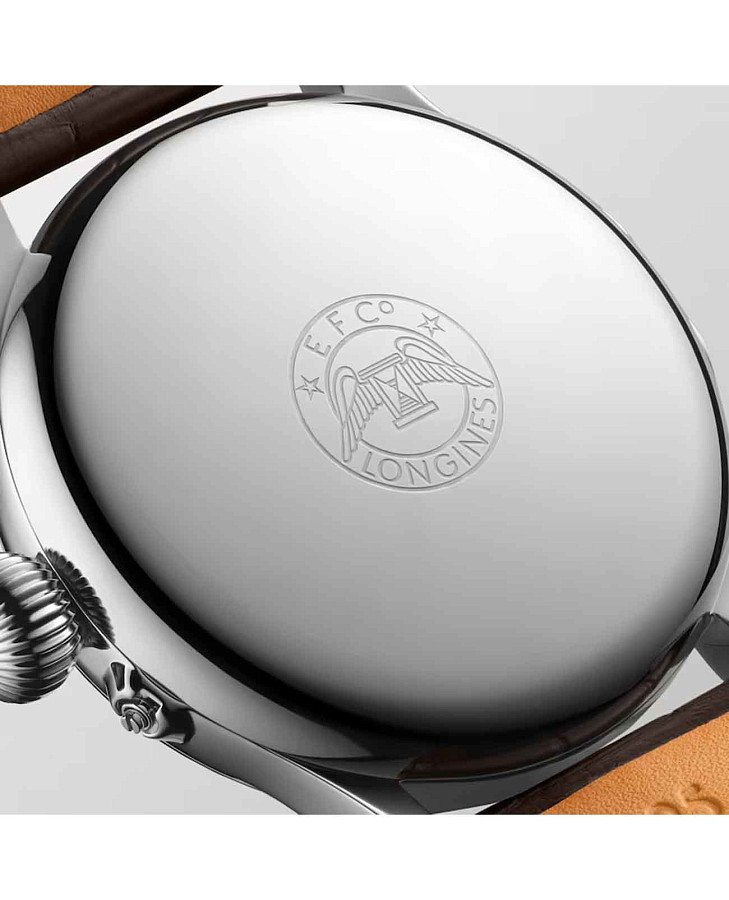 Часы Longines Weems Second-Setting Watch L2.713.4.13.0 — механические, сталь металл