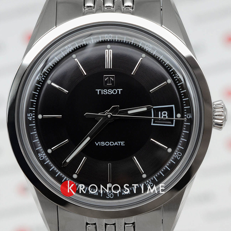 Часы Tissot Visodate 39mm T157.407.11.051.00 — нержавеющая сталь, мужские
