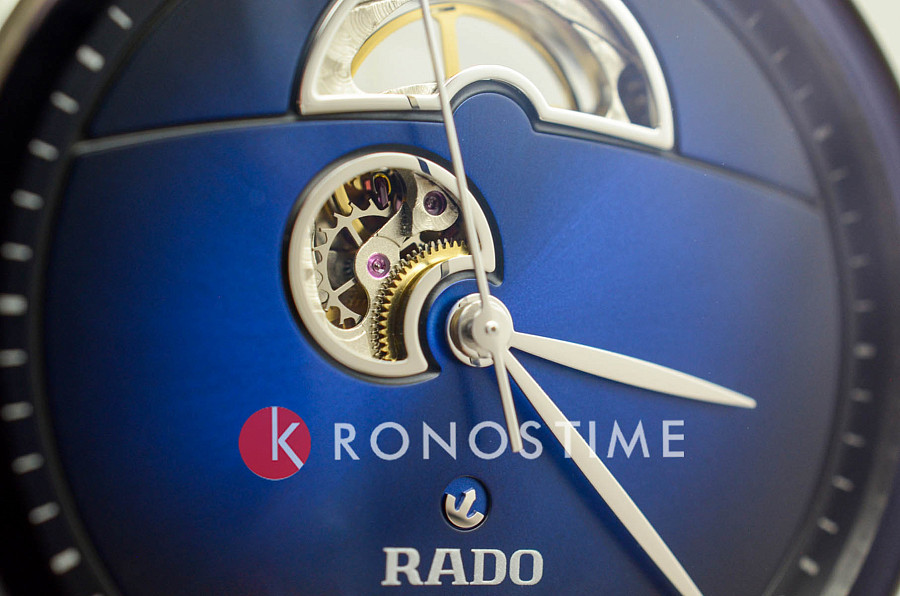 Часы Rado Centrix Automatic Open Heart R30012202 — сталь + высокотехнологичная керамика, мужские