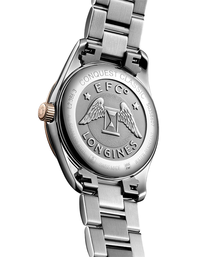 Часы Longines Conquest Classic L2.386.3.72.7 — кварцевые, сталь металл