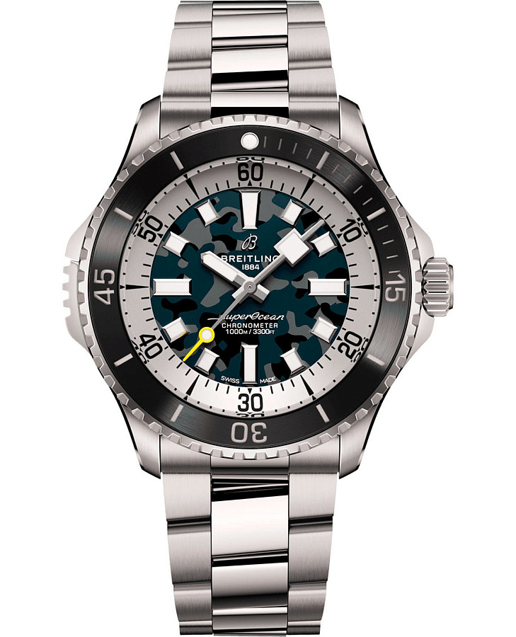 Часы Breitling Superocean Automatic 46 Super Diver E10379351B1E1 — мужские, цветной