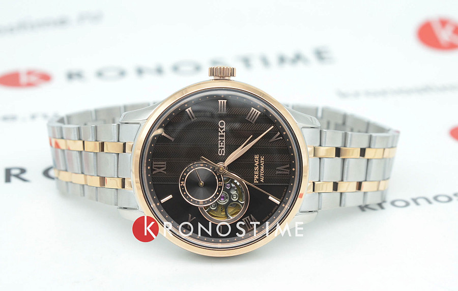Часы Seiko Presage SSA466 — механические, сталь металл