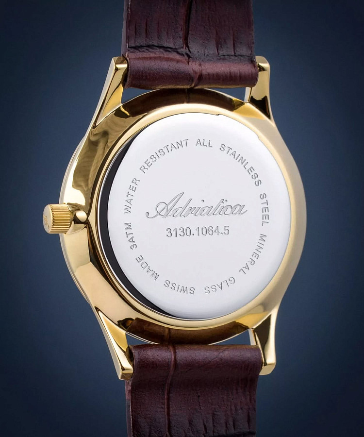 Часы Adriatica Fashion A3130.126SQ — металл сталь, Швейцария