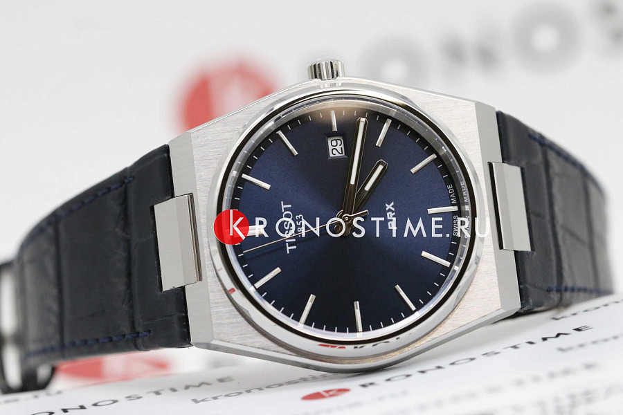 Часы Tissot PRX T137.410.16.041.00 — мужские, кожаный