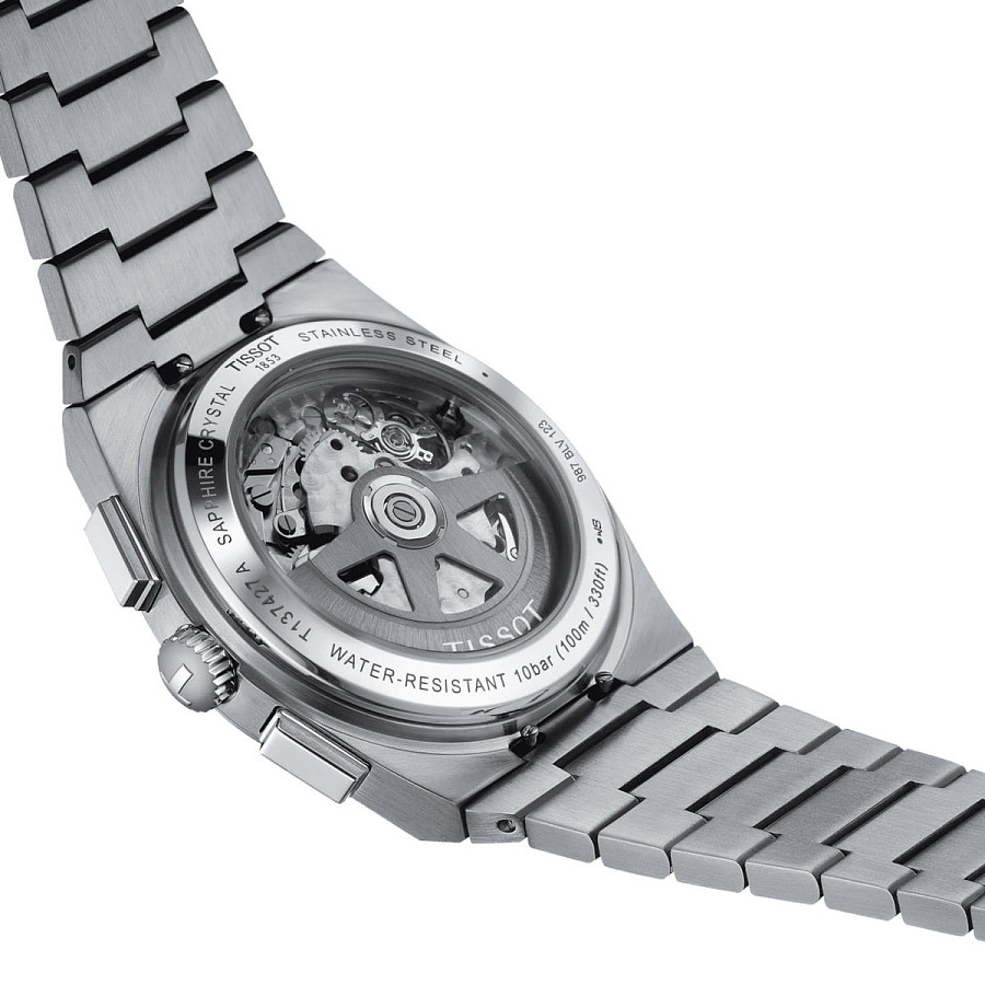 Часы Tissot PRX Automatic Chronograph T137.427.11.091.00 — нержавеющая сталь, мужские