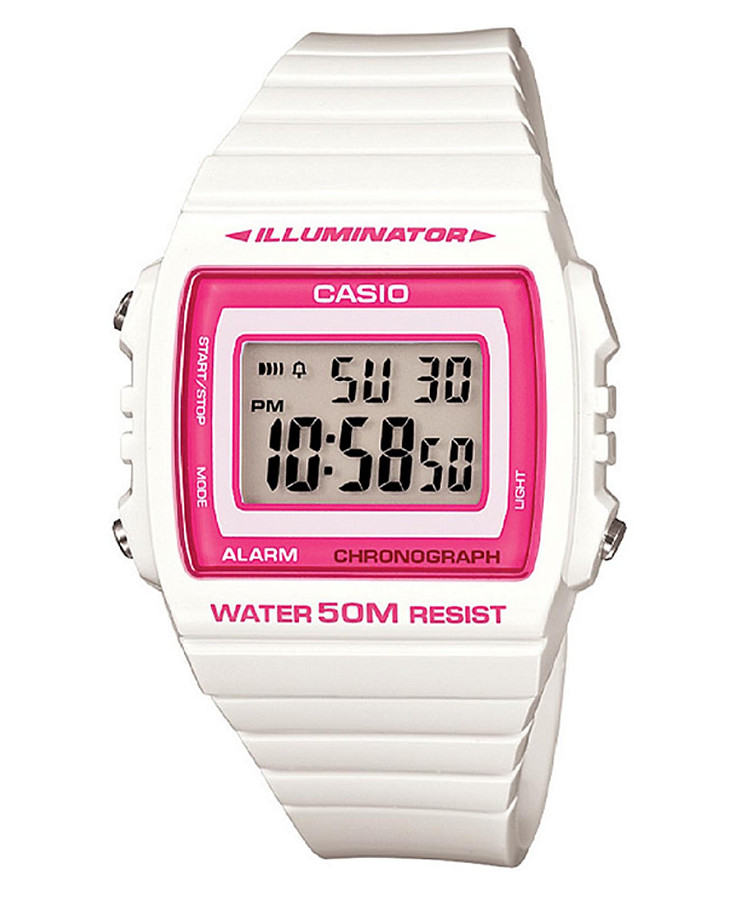 Часы Casio Collection W-215H-7A2 — женские, розовый