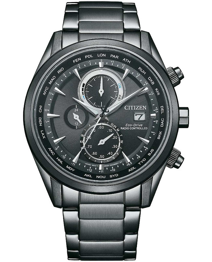 Часы Citizen Radio Controlled AT8265-81E — мужские, черный
