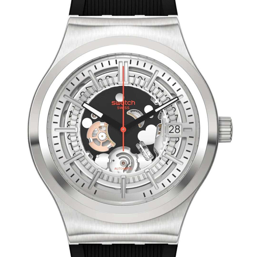 Часы Swatch Irony Sistem51 YIS431 — механические, сталь металл