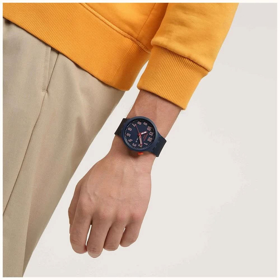 Часы Swatch Big Bold SB01S700 — кварцевые, Швейцария, мужские