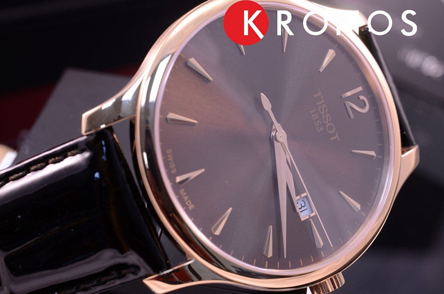 Часы Tissot Tradition T063.610.36.297.00 — кварцевые, сталь металл