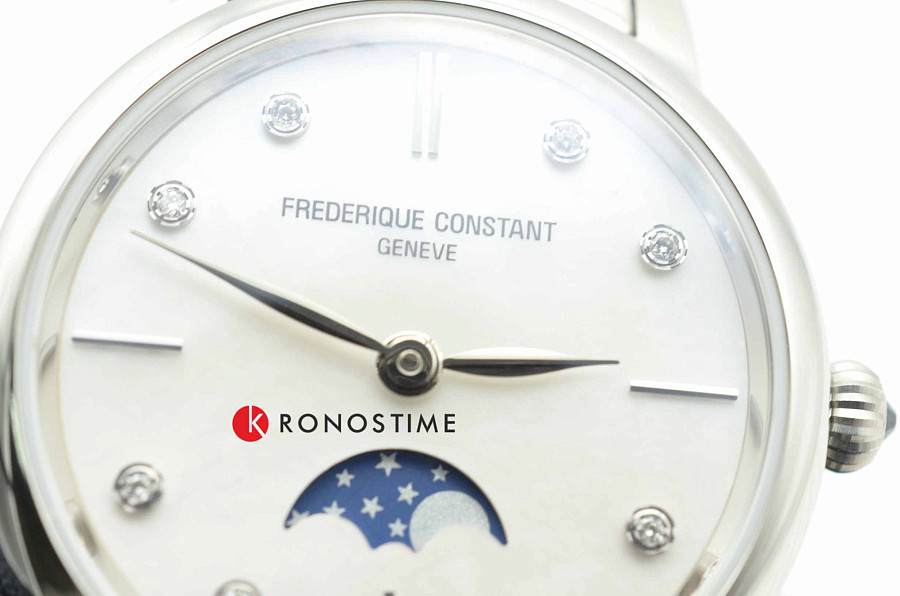 Часы Frederique Constant Slimline Ladies Moonphase FC-206MPWD1S6B — артикул FC-206MPWD1S6B
