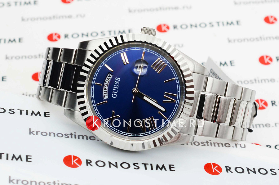 Часы Guess Connoisseur GW0265G7 — мужские, нержавеющая сталь
