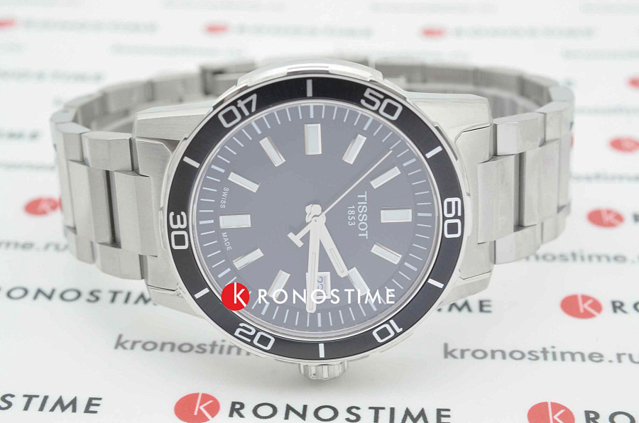 Часы Tissot Supersport Gent T125.610.11.051.00 — черный, сталь металл