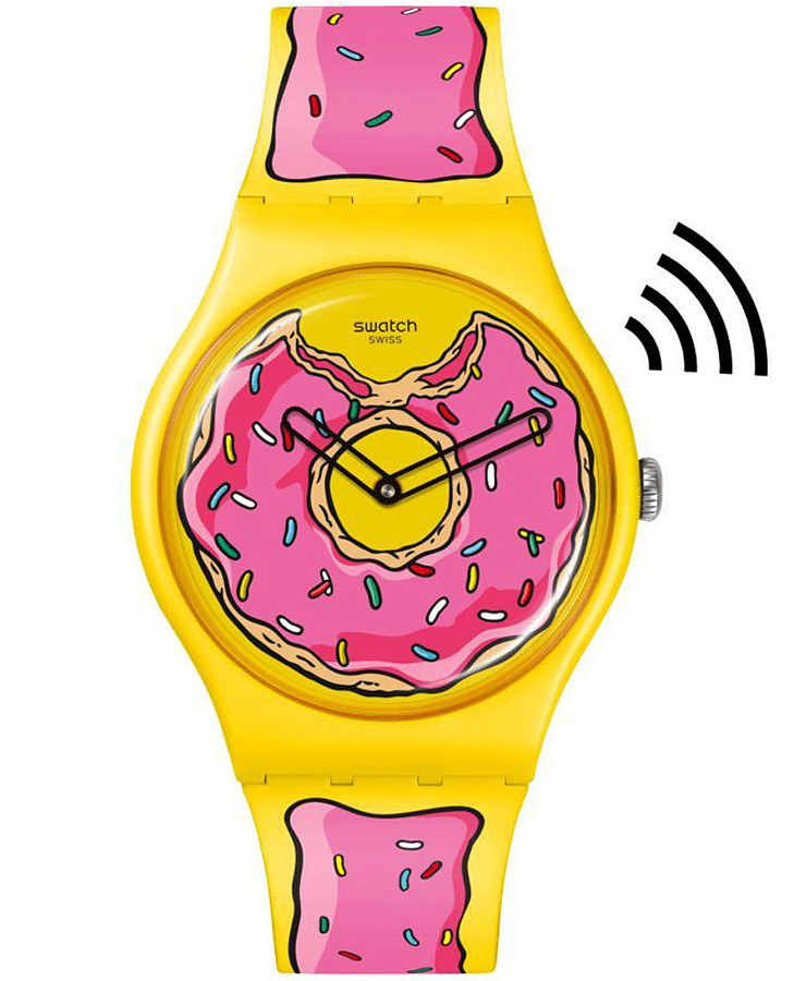 Часы Swatch New Gent Biosourced Swatch Pay! SO29Z129-5300 — женские, цветной