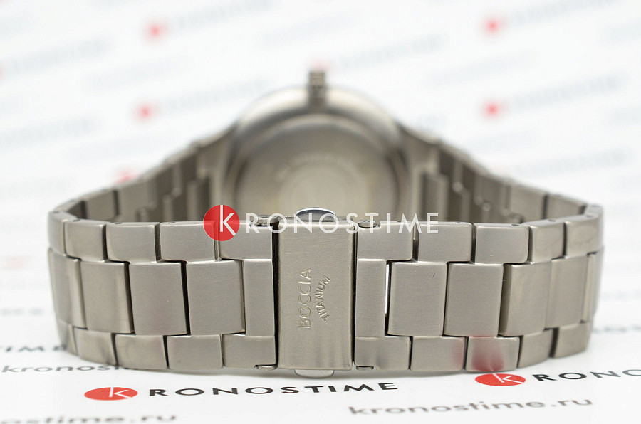 Часы Boccia Titanium 3649-02 — титановый, мужские