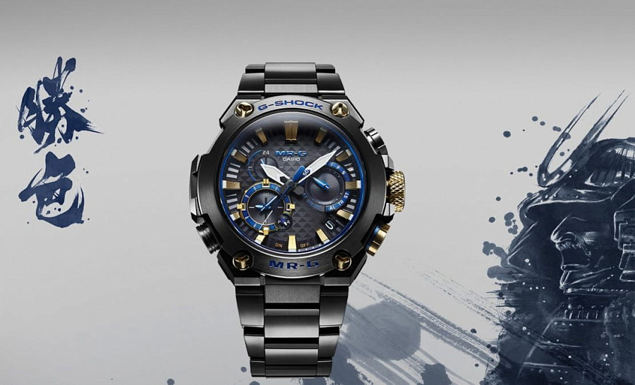 Часы Casio G-Shock MRG-B2000B-1ADR (MRG-B2000B-1A) — титановый, мужские