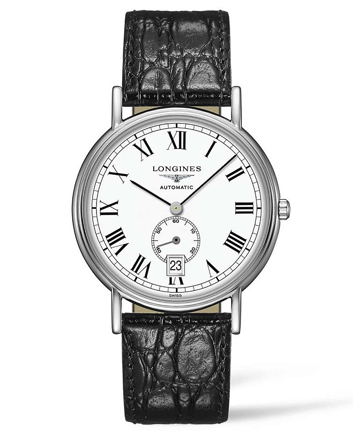 Часы Longines Presence L4.805.4.11.2 — мужские, белый