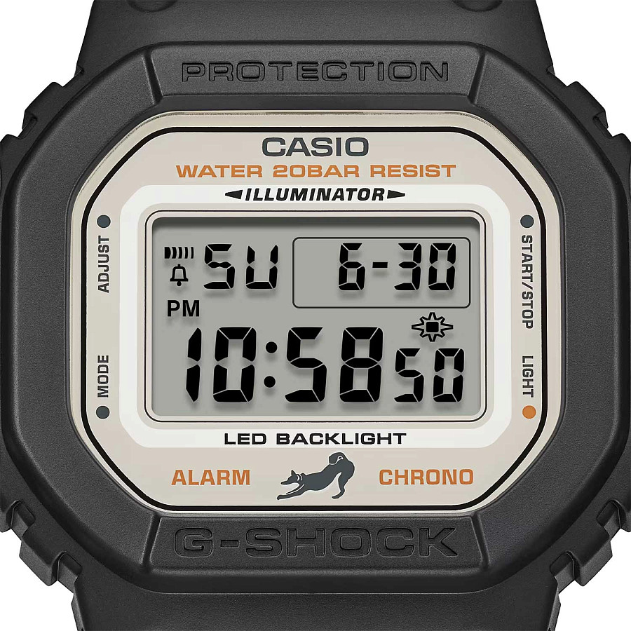 Часы Casio G-Shock DW-5600SHB-1 — пластик, Япония