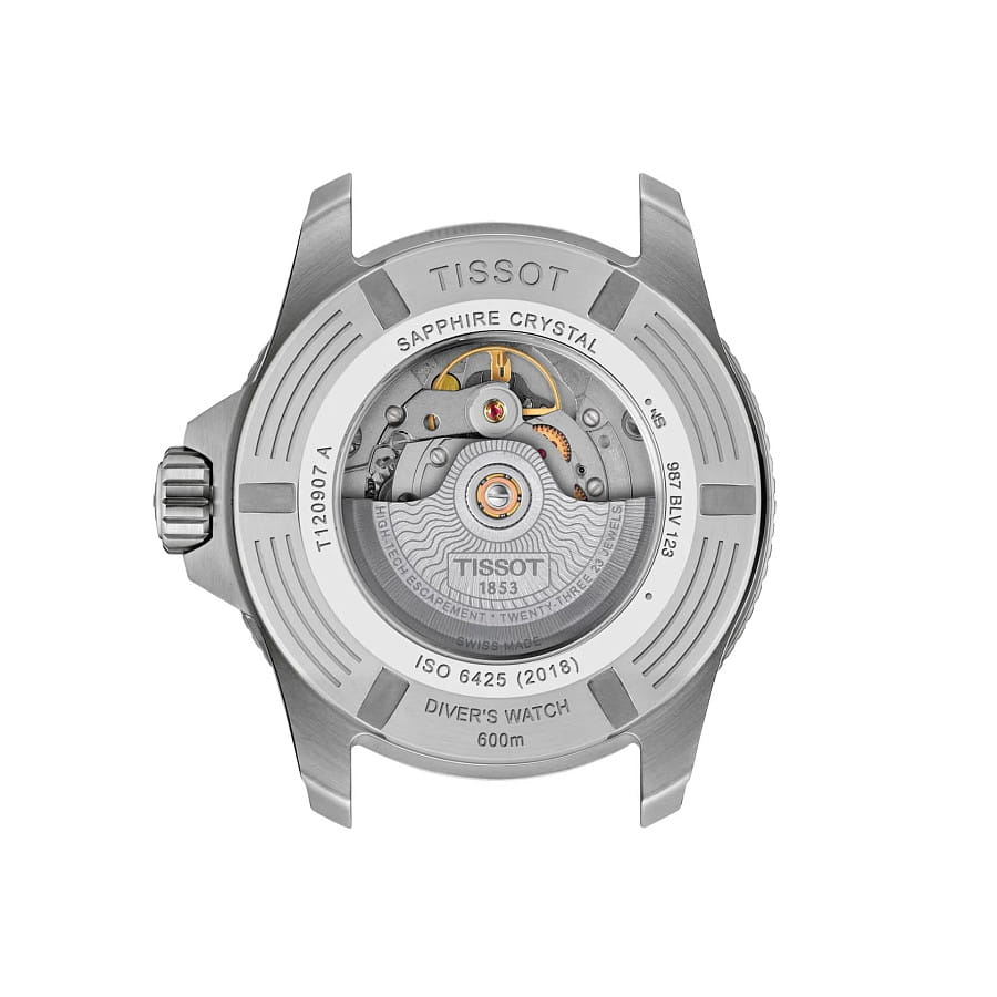 Часы Tissot Seastar 2000 44 mm T120.907.17.281.00 — мужские, черный