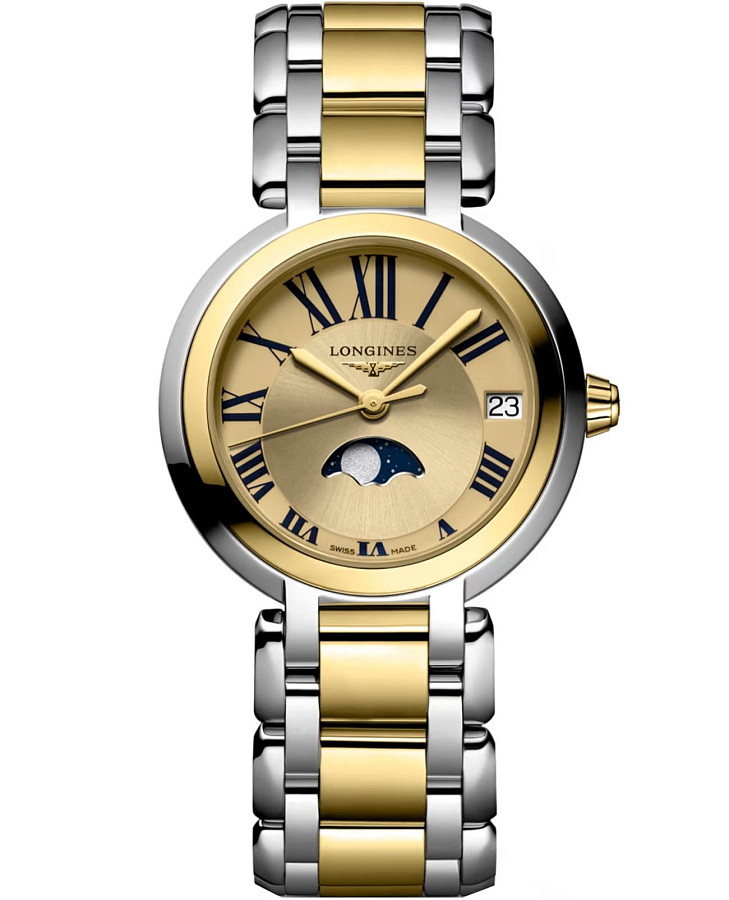 Часы Longines PrimaLuna L8.115.5.31.7 — женские, коричневый