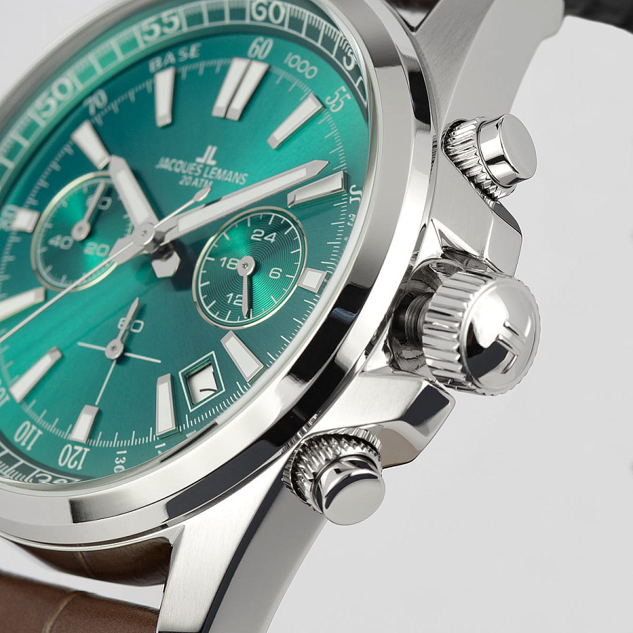 Часы Jacques Lemans Sport 1-2117D — кожаный, мужские
