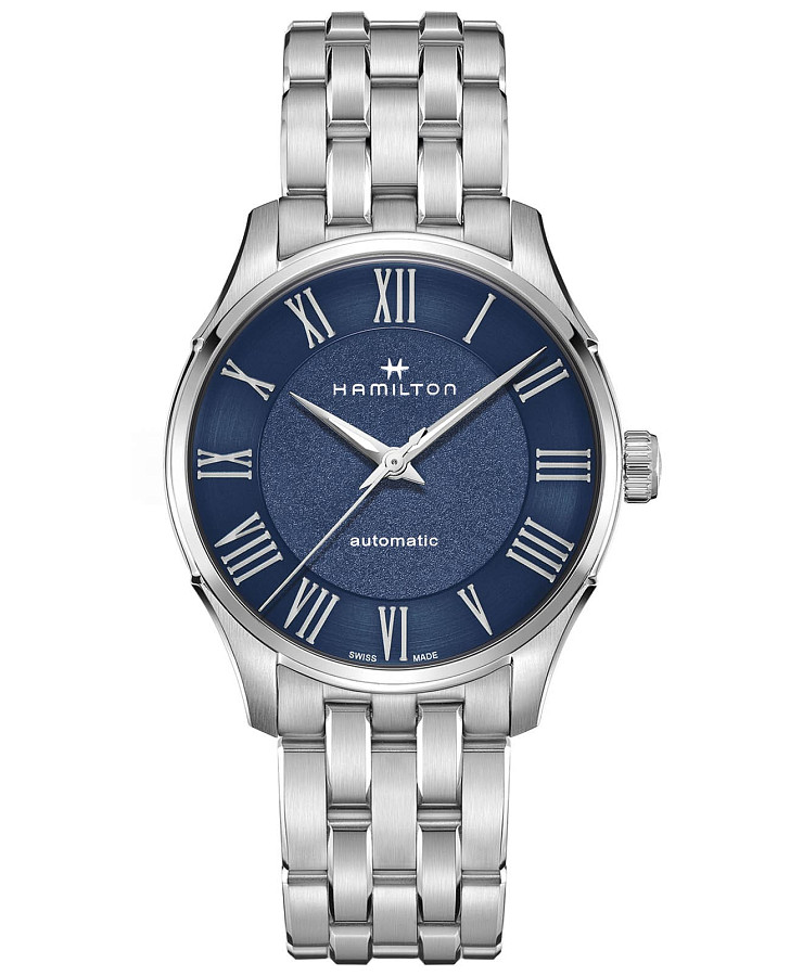 Часы Hamilton Jazzmaster Auto H42535140 — мужские, синий