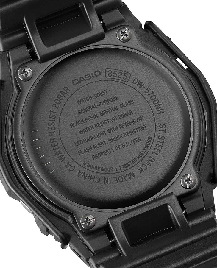 Часы Casio G-Shock DW-5700NH-1 — пластик карбон, Япония