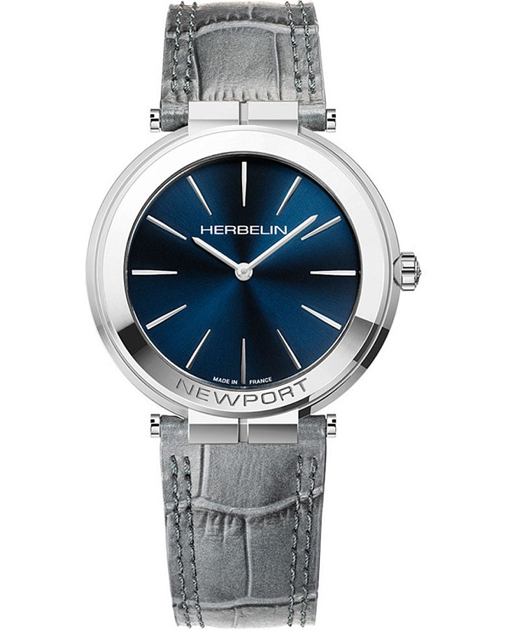Часы Herbelin Newport Slim 19522AP15S — мужские, синий