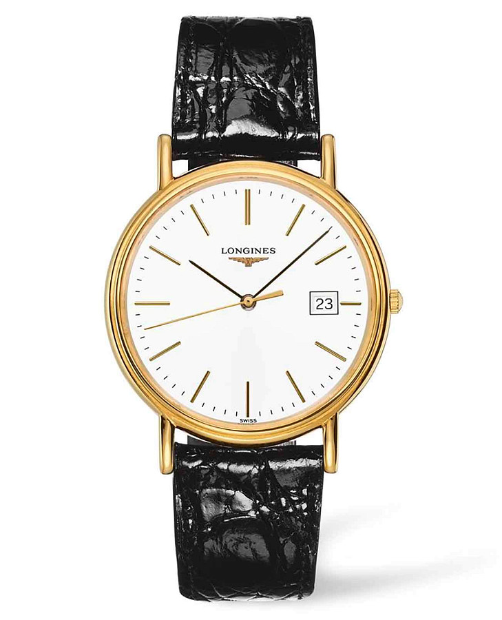 Часы Longines Presence L4.790.2.12.2 — мужские, белый