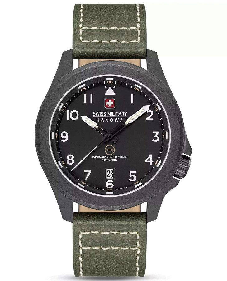 Часы Swiss Military Hanowa SMWGB0005240 — мужские, черный