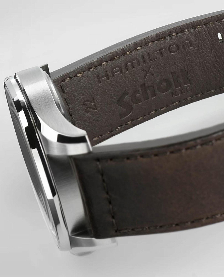 Часы Hamilton Khaki Aviation Pilot Schott NYC H64735561 — сталь, Швейцария