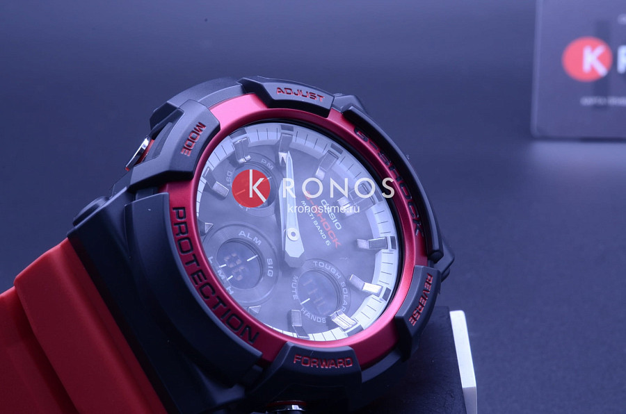 Часы Casio G-Shock GAW-100RB-1A — черный, электронные