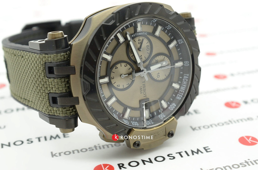 Часы Tissot T-Race Automatic Chronograph T115.427.37.091.00 — каучук, мужские