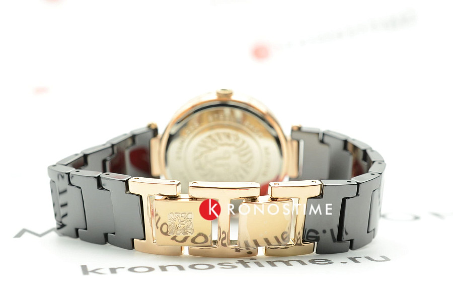 Часы Anne Klein Diamond 1018RGBK — керамика, женские