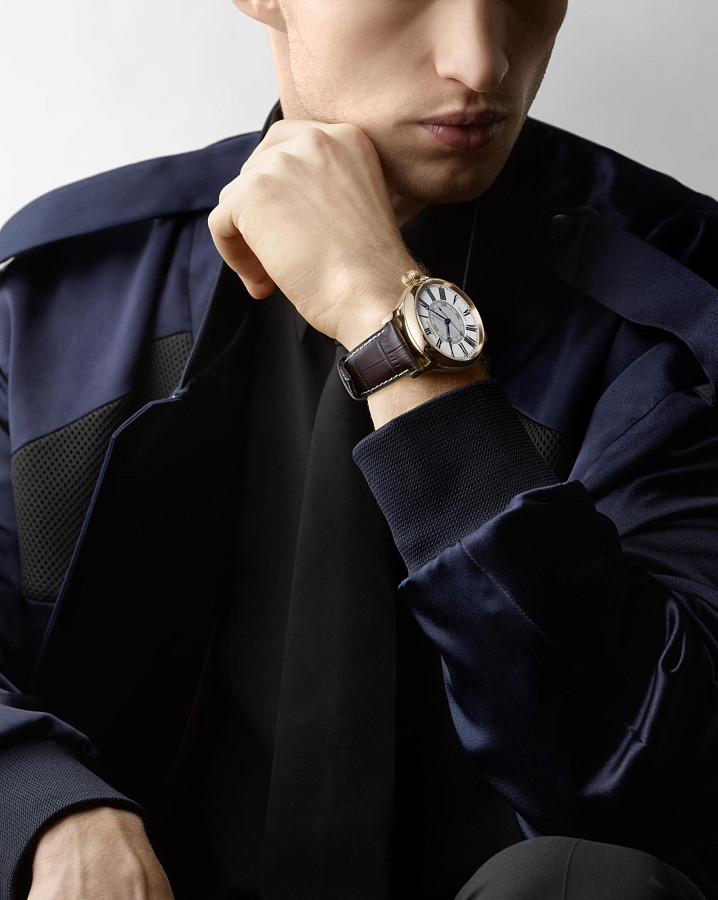 Часы Longines Weems Second-Setting Watch L2.713.8.11.0 — Швейцария, механические