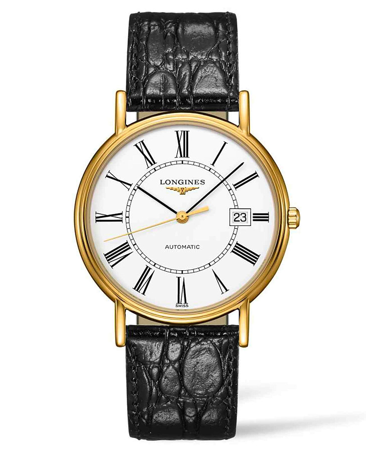 Часы Longines Presence L4.921.2.11.2 — женские, белый